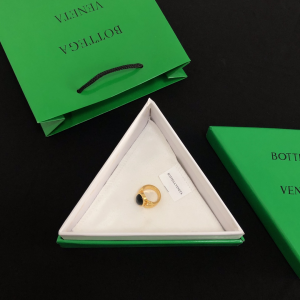 Luxury Womens Jewelry Bottega Veneta Ring BV Geometric Seal Ring A39PP110 AA171544