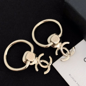 Luxury Womens Jewelry Chanel Earring Chanel Gold CC Earrings A39PP130 AA171557