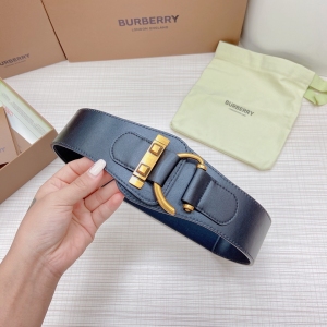 Burberry Leather Belt Black 50MM 