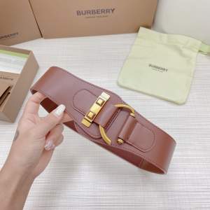 Burberry Leather Belt Brown 50MM 
