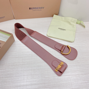 Luxury Womens Belts Burberry Leather Belt in Brown 50MM A175PP340 AA172007