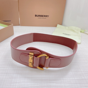 Luxury Womens Belts Burberry Leather Belt in Brown 50MM A175PP340 AA172007