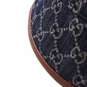 Luxury Womens Hat Gucci GG Canvas Bucket Hat in Blue A155PP280 AA171979