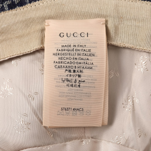 Luxury Womens Hat Gucci GG Canvas Bucket Hat in Blue A155PP280 AA171979