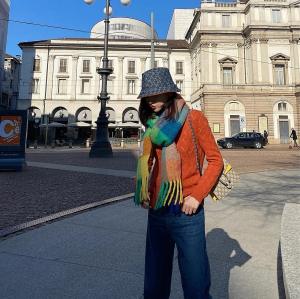 Luxury Womens Hat Gucci GG Canvas Bucket Hat in Blue A155PP280 AA171979