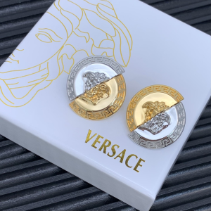 Versace Earrings Versace Medusa Enamel Earrings 