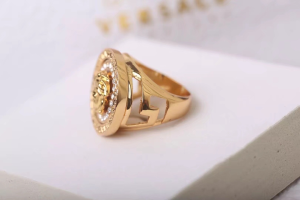 Luxury Womens Jewelry Versace Earring Versace Resin Medusa Ring A205PP130 AA172166