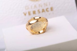 Luxury Womens Jewelry Versace Earring Versace Resin Medusa Ring A205PP130 AA172166