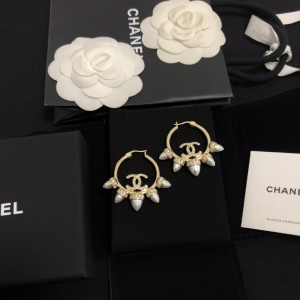 Luxury Womens Jewelry Chanel Earring Chanel Crystal CC Pearl Earring A39PP160 AA172249