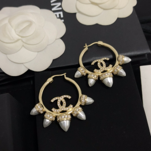 Luxury Womens Jewelry Chanel Earring Chanel Crystal CC Pearl Earring A39PP160 AA172249