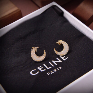 Celine Earrings Celine Crystals Moon Earrings 