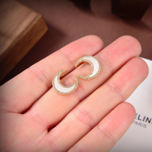 Luxury Womens Jewelry Celine Earring Celine Crystals Moon Earrings A152PP110 AA172767