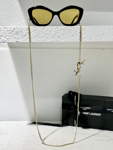 Luxury Womens Sunglasses Saint Laurent Luxury Sunglasses Black YSL68 A65PP180 AA173080