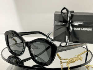 Luxury Womens Sunglasses Saint Laurent Luxury Sunglasses Brown YSL68 A65PP180 AA173081