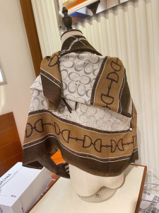 Luxury Womens Scarf Celine Cashmere Silk Scarf in Brown 110x200CM A151PP260 AA173205