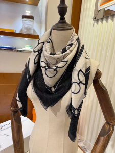 Luxury Womens Scarf Celine Cashmere Silk Scarf in White 110x200CM A151PP260 AA173206