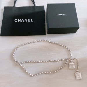 Chanel 2022 Chain Belt Crystal CC and No5 