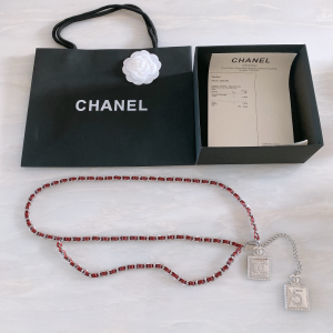 Chanel 2022 Chain Belt Crystal CC and No5 