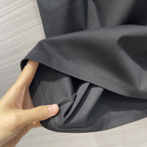 Luxury Womens Clothing Chanel Black Camellia Cotton T Shirt SML A29PP380 AA173599