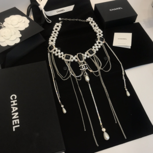 Chanel Necklace Chanel Pearls Tassel Necklace 
