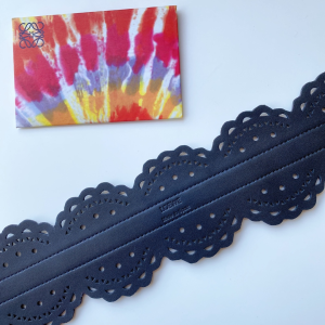 Luxury Womens Belts Loewe Black Leather Wide Belt 70MM A175PP340 AA174027