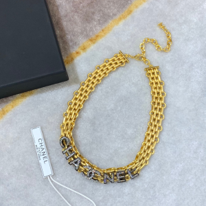 Chanel Necklace Chanel Gold Chain Link Necklace 