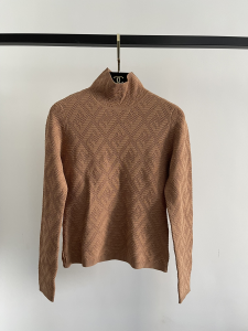 Fendi Beige Velvet and Viscose Sweaters 