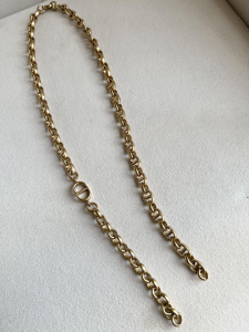 Dior Caro Chain Belt Shiny Gold 