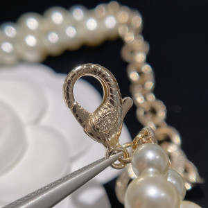 Replica Womens Jewelry Chanel Pearls Choker Necklace A152PP280 AA174555