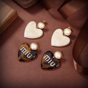 Miu Miu Earrings MiuMiu Heart Earrings 