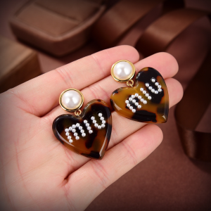 Replica Womens Jewelry Miu Miu Earring MiuMiu Heart Earrings A152PP120 AA175173