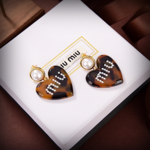 Replica Womens Jewelry Miu Miu Earring MiuMiu Heart Earrings A152PP120 AA175173