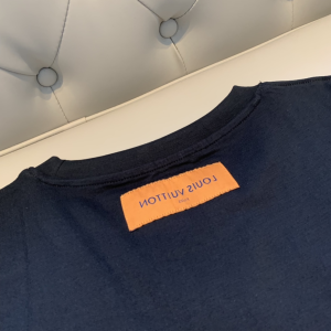 Replica Womens Clothing Louis Vuitton Black Cotton T Shirt XS To L A168PP280 AA175578