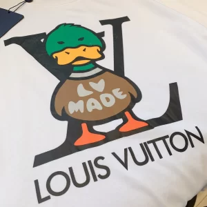 Replica Womens Clothing Louis Vuitton White Cotton T Shirt XS To L A168PP280 AA175581