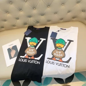 Replica Womens Clothing Louis Vuitton White Cotton T Shirt XS To L A168PP280 AA175581