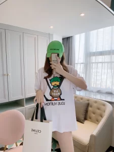 Replica Womens Clothing Louis Vuitton White Cotton T Shirt XS To L A168PP280 AA175581