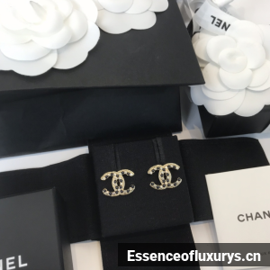 Luxury Womens Jewelry Chanel Earring Chanel Crystals CC Earrings A39PP120 AA175625