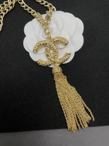 Luxury Womens Belts Chanel 2022 Chain Belts in Gold CC Tassel A175PP280 AA176080