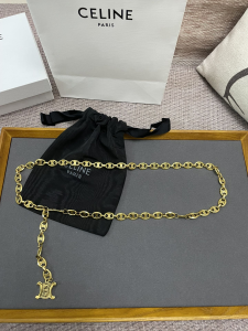Celine 2022 Chain Belts Gold Triomphe 