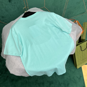 Replica Womens Clothing Chanel CC Logo Cotton T Shirt in Blue SML A154PP280 AA176520