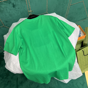 Replica Womens Clothing Chanel CC Logo Cotton T Shirt in Green SML A154PP280 AA176521