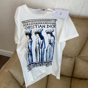 Replica Womens Clothing Dior White Cotton T Shirt SML A154PP280 AA176529