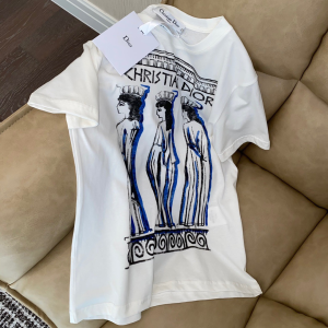 Replica Womens Clothing Dior White Cotton T Shirt SML A154PP280 AA176529