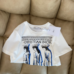 Replica Womens Clothing Dior White Cotton T Shirt SML A154PP280 AA176529