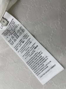 Replica Womens Clothing Gucci White GG Embroidery Shirt SML A40PP580 AA176293