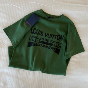 Louis Vuitton Green Cotton T Shirt 