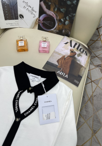 Replica Womens Clothing Chanel White Knitwear Tops SML A40PP580 AA176642