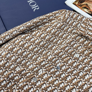 Replica Womens Clothing Dior Oblique Shirt in Brown SML A154PP480 AA176881