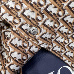 Replica Womens Clothing Dior Oblique Shirt in Brown SML A154PP480 AA176881