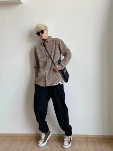 Replica Womens Clothing Dior Oblique Shirt in Brown SML A154PP480 AA176881